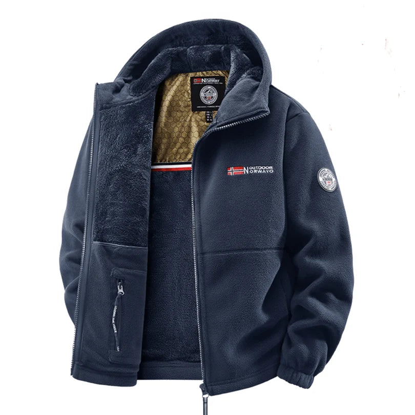 Thorne | Insulated Fleece Bomber Jacket