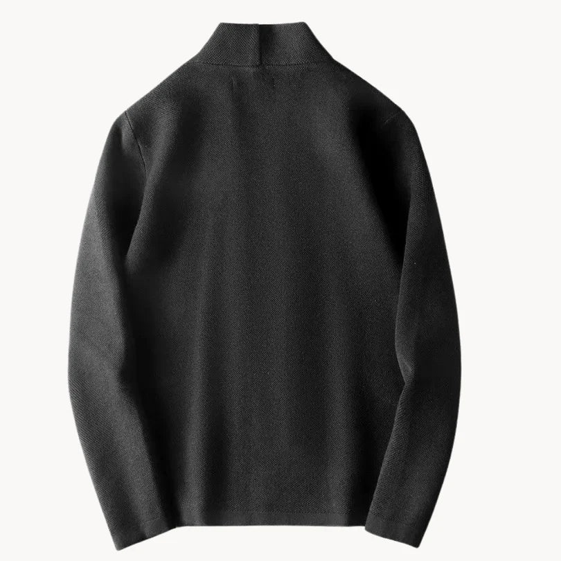 Soren | Men’s Textured Knit Classic Fit Cardigan with Two-Button Front