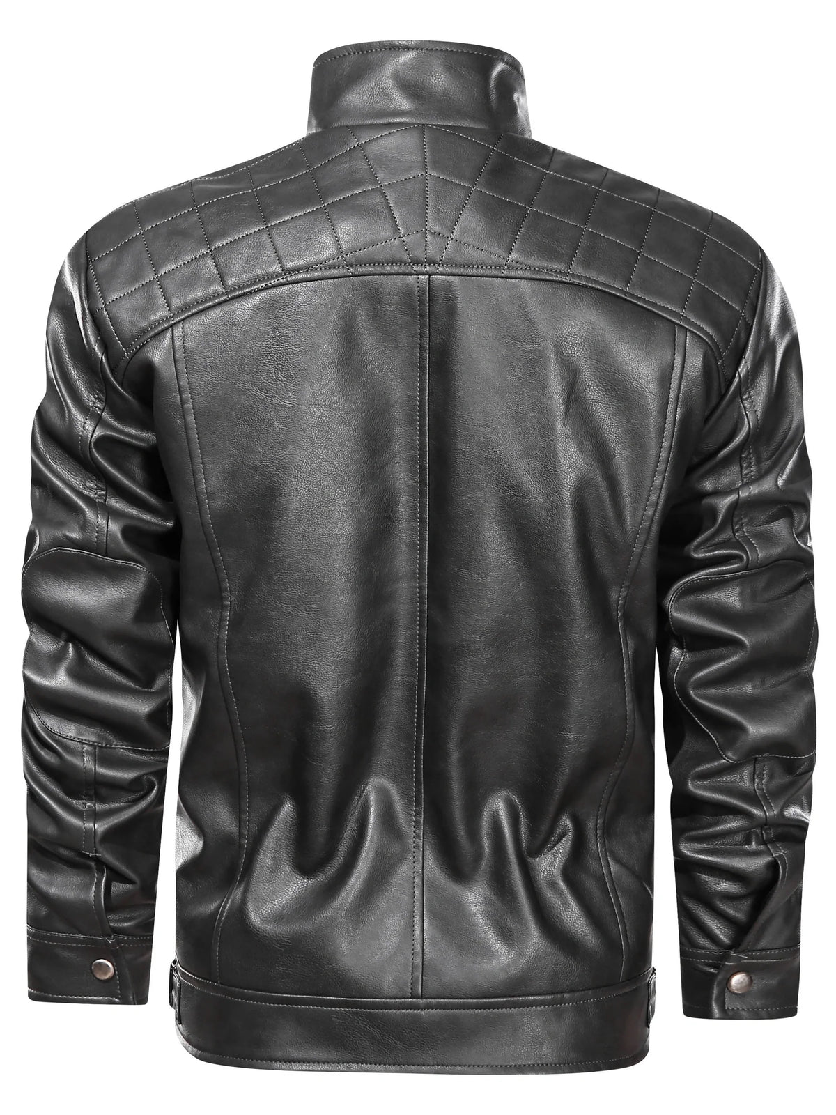 Zane | Men's Quilted Biker Leather Jacket