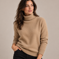 Corinne | Timeless Classic Turtleneck Knit Jumper for Women