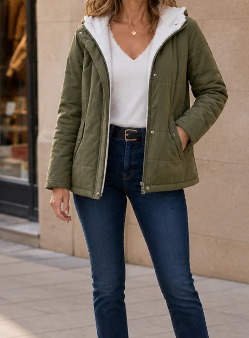 Marielle | Women's Sherpa-Lined Quilted Jacket