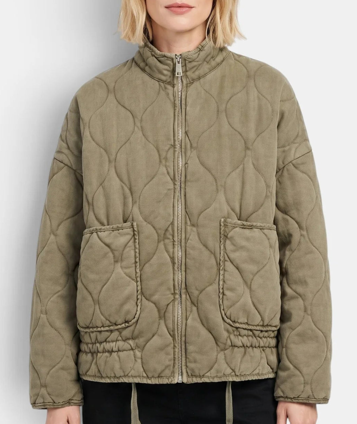 Mirelle | Women's Quilted High Collar Jacket