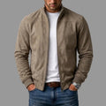 Maddox | Suede Bomber Jacket