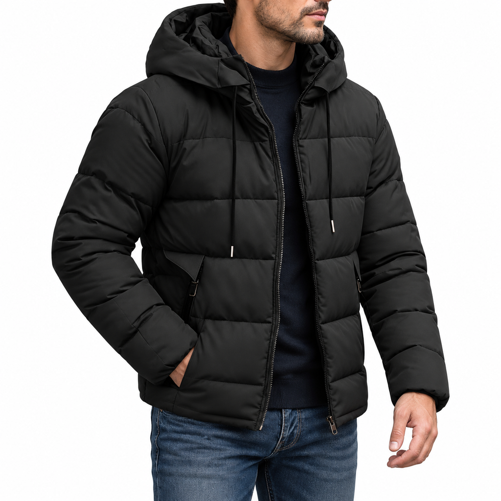 Bastian | Hooded Quilted Puffer Jacket