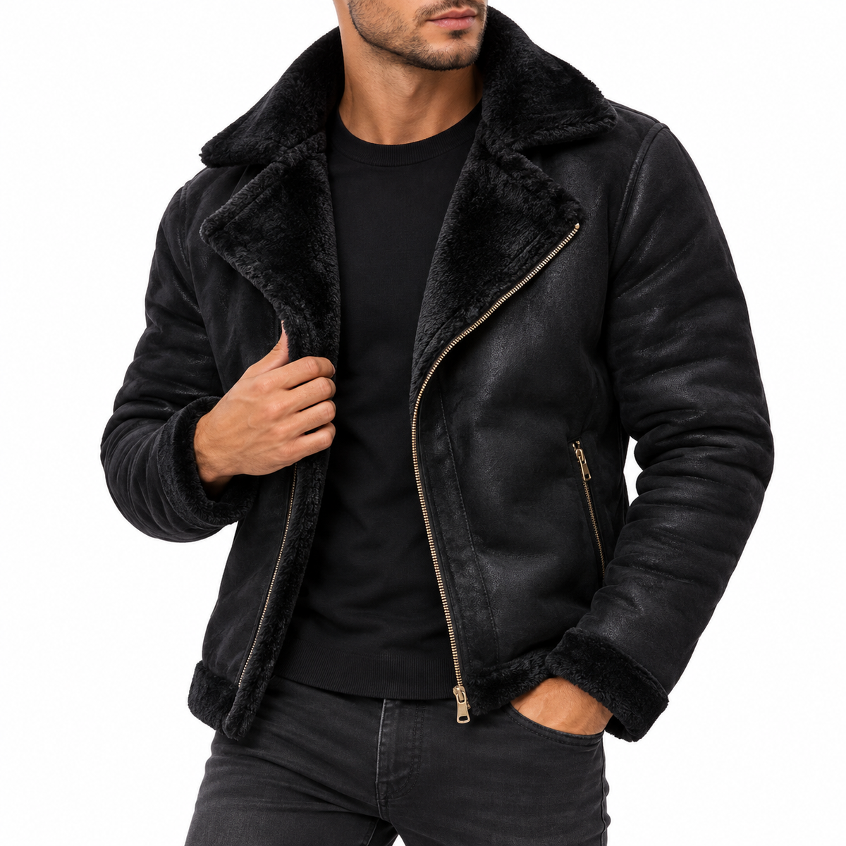 Osric | Rugged Winter Biker Jacket