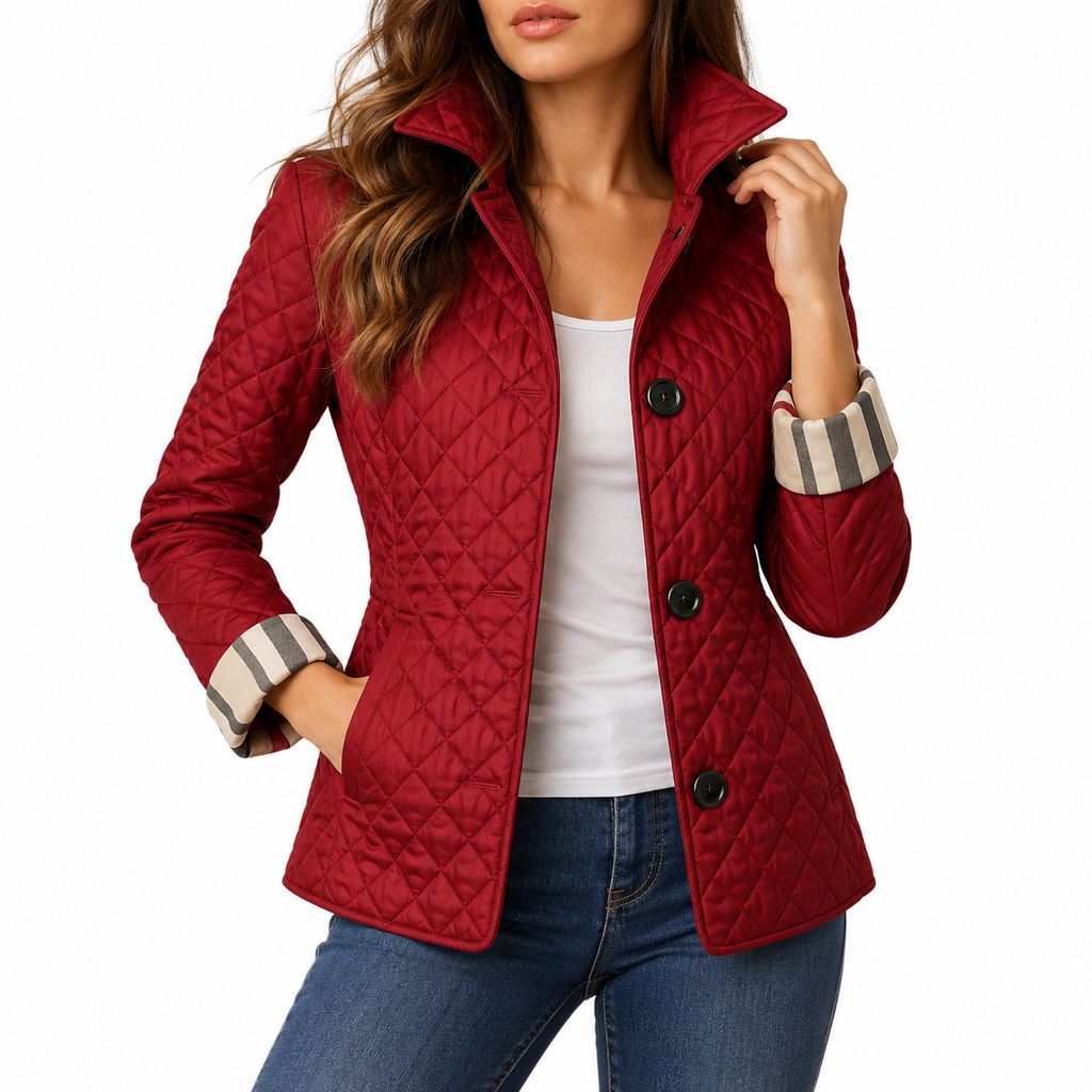 Vianne | Diamond Quilted Jacket