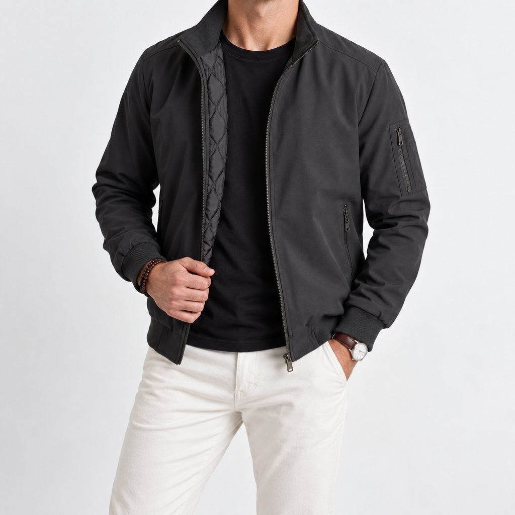 Elias | Men’s Waterproof Lightweight Rain Jacket with Regular Fit