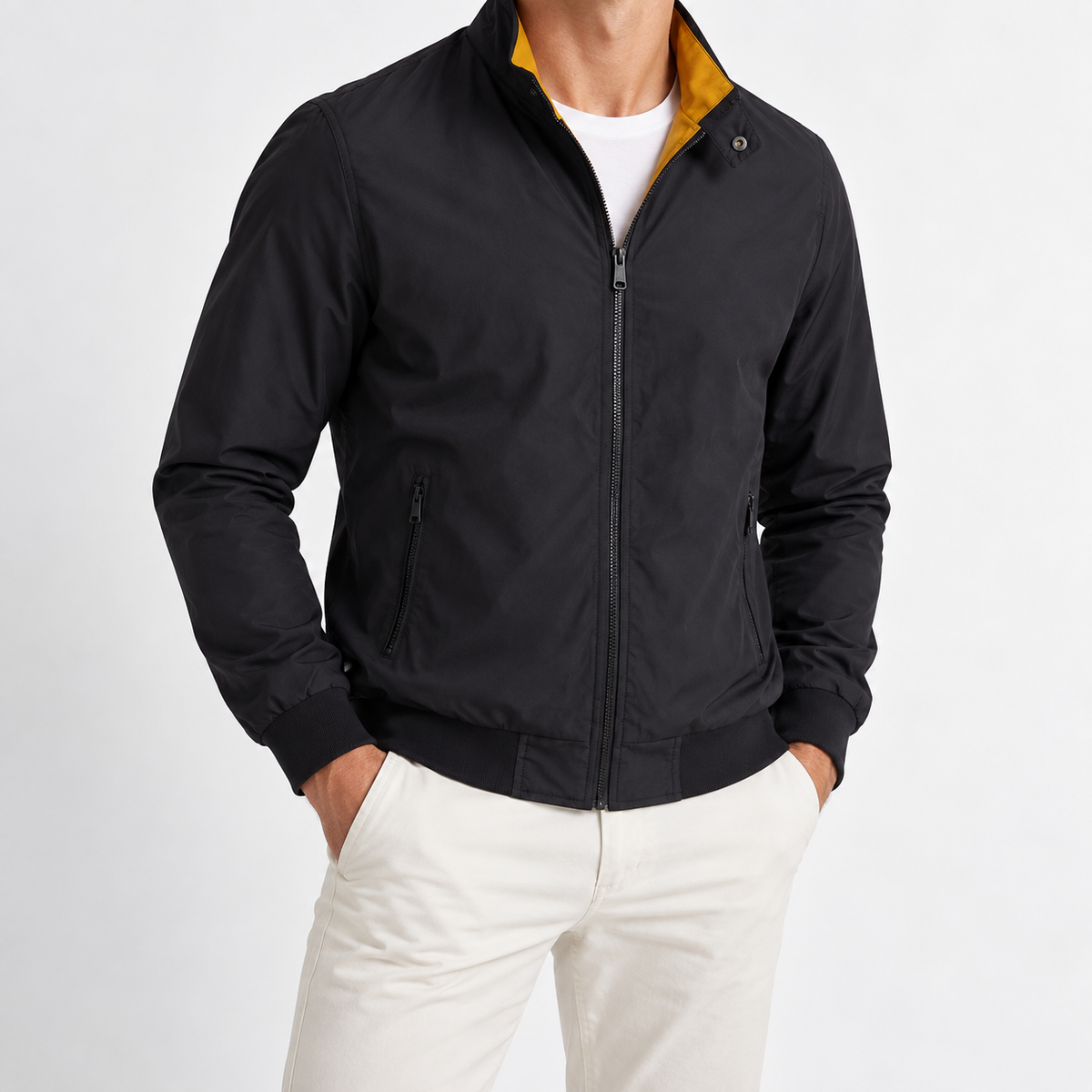 Arden | Men’s Lightweight Zip Summer Jacket with Breathable Regular Fit