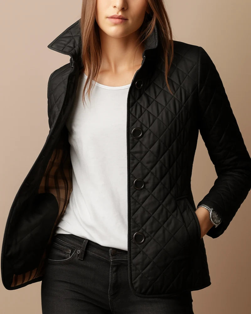 Vianne | Diamond Quilted Jacket
