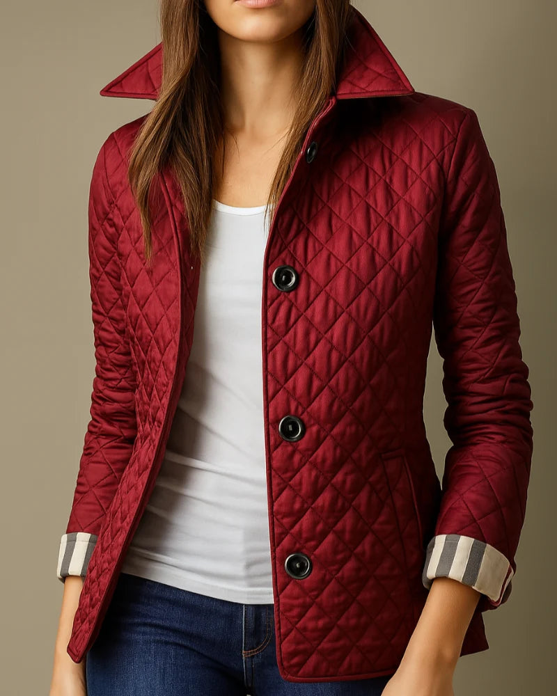 Vianne | Diamond Quilted Jacket