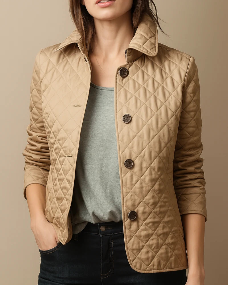 Vianne | Diamond Quilted Jacket