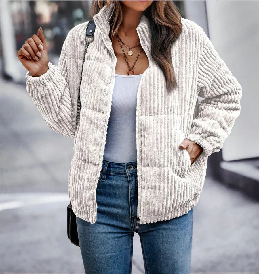 Maelle | Ribbed Puffer Jacket