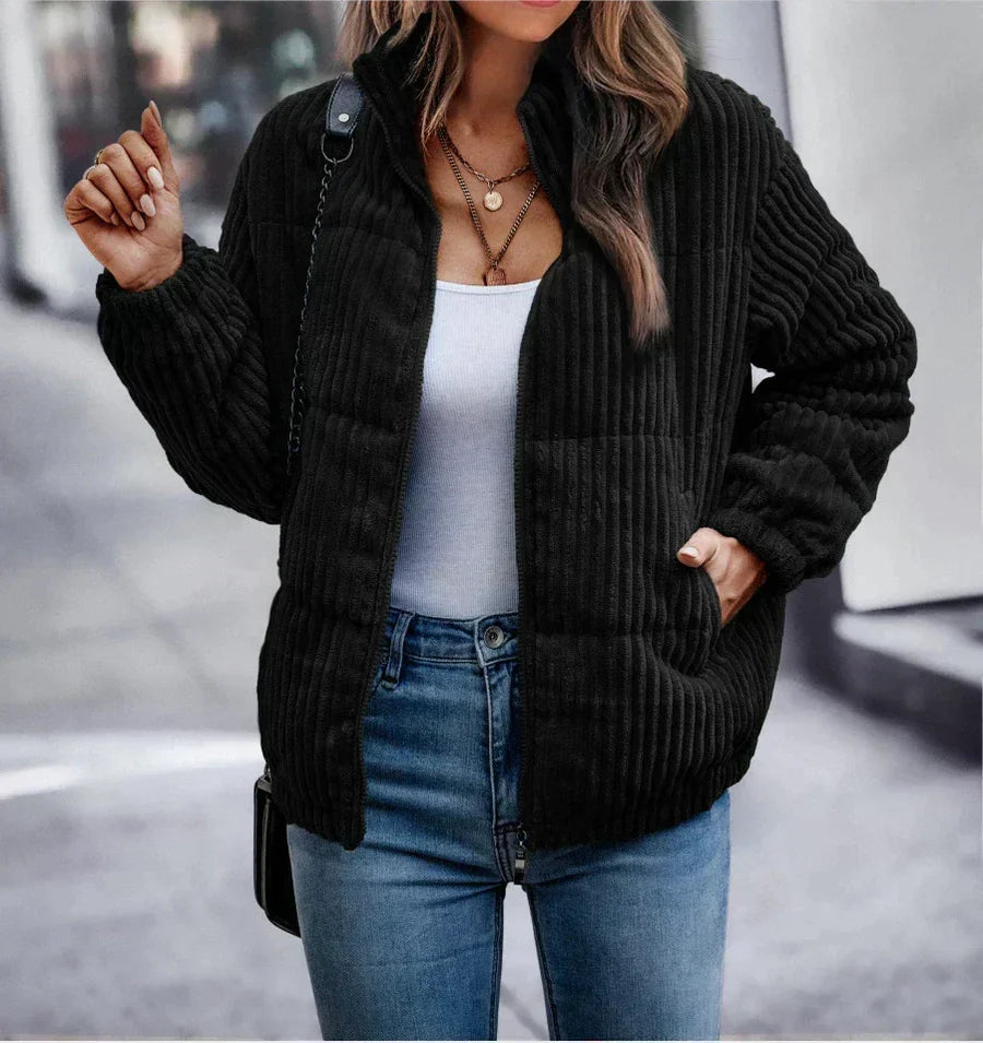 Maelle | Ribbed Puffer Jacket