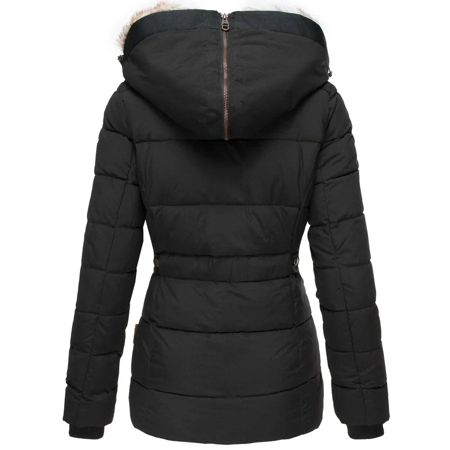 Coralie | Fur-Lined Hooded Puffer Jacket