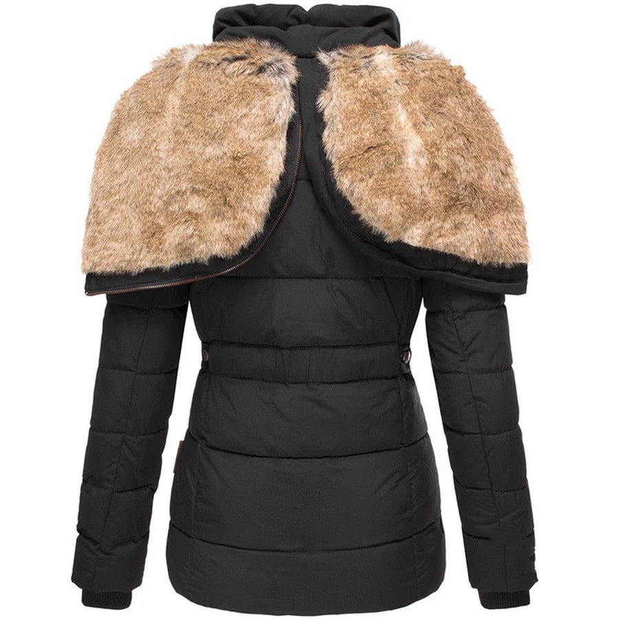 Coralie | Fur-Lined Hooded Puffer Jacket