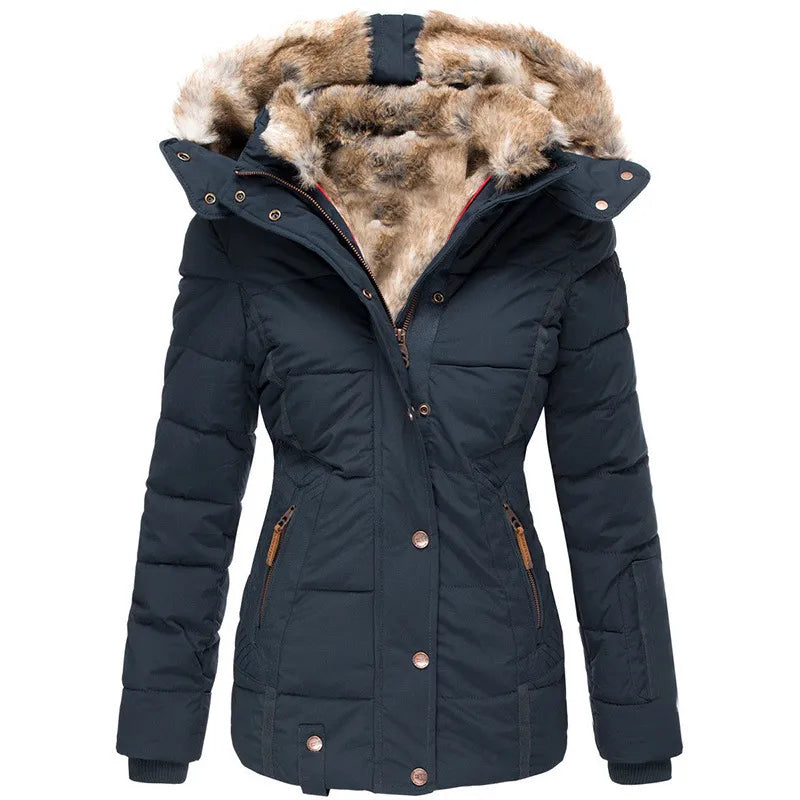 Coralie | Fur-Lined Hooded Puffer Jacket