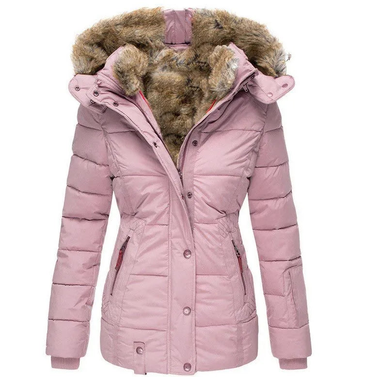 Coralie | Fur-Lined Hooded Puffer Jacket