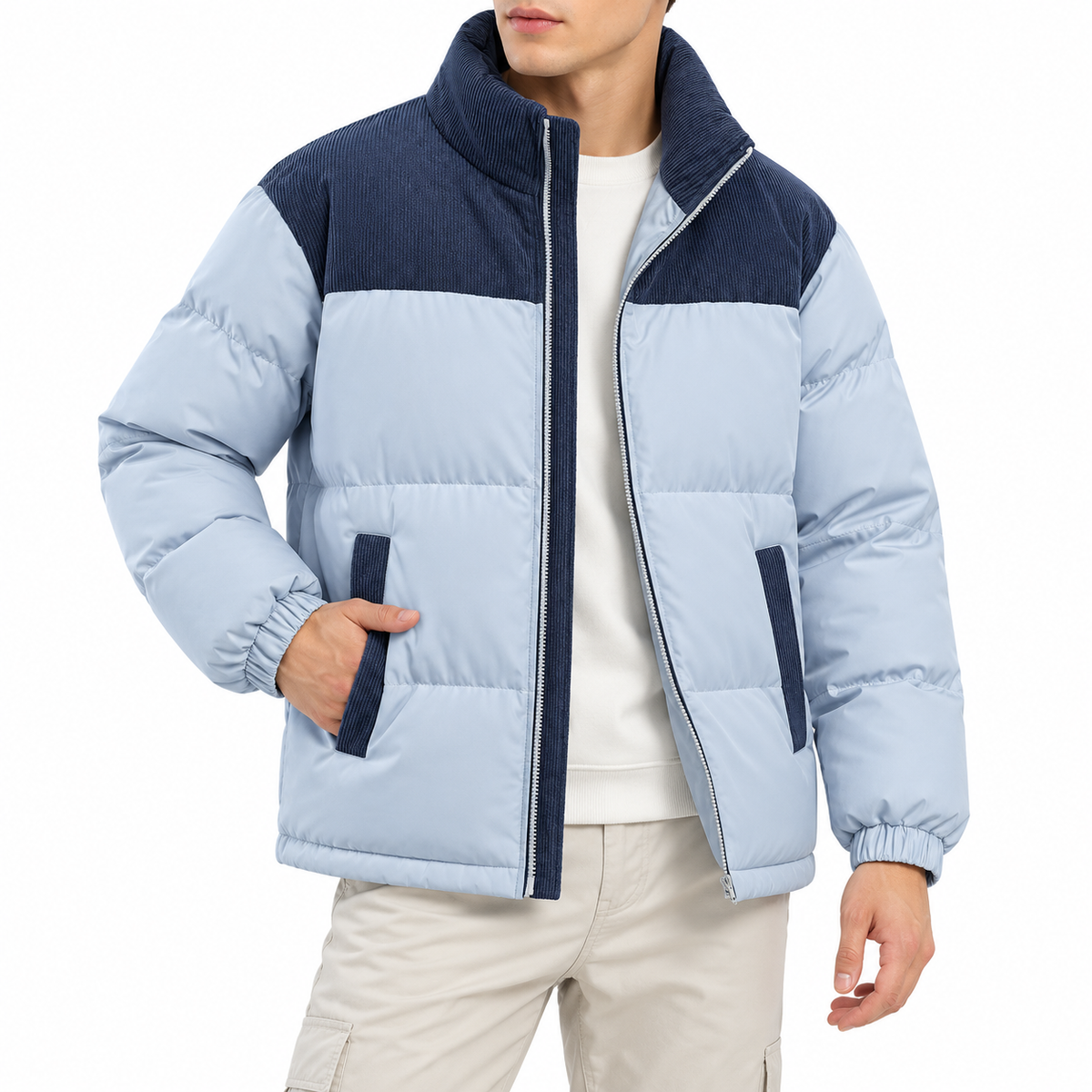Evren | Stand-Collar Puffer Jacket