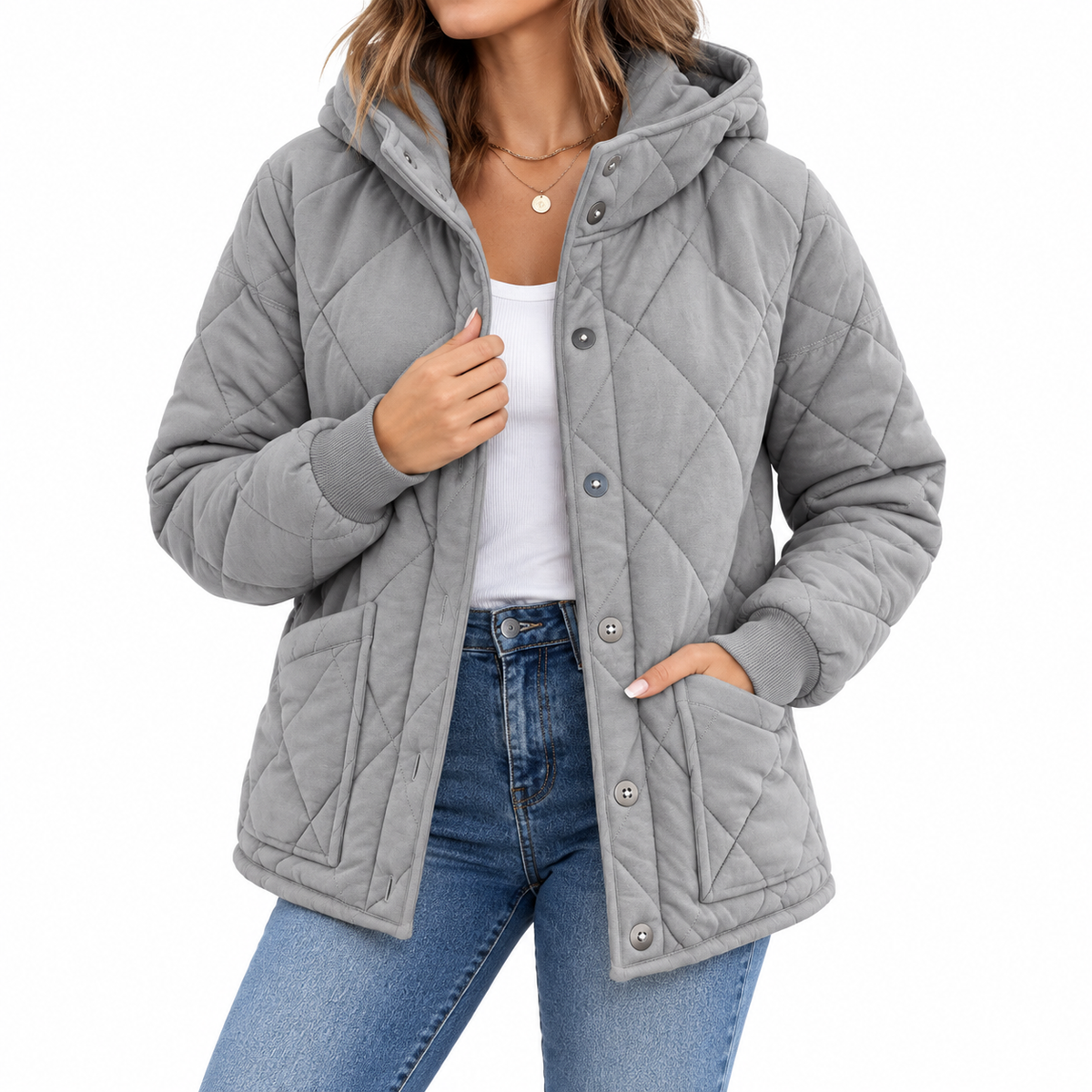 Evelisse | Women's Diamond Quilted Jacket