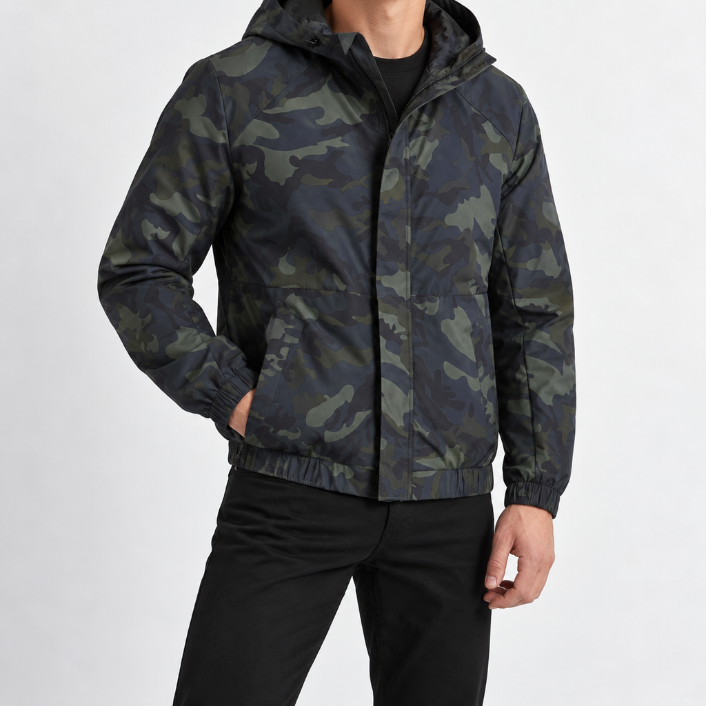 Calder | Men’s Waterproof Hooded Utility Jacket with Relaxed Fit