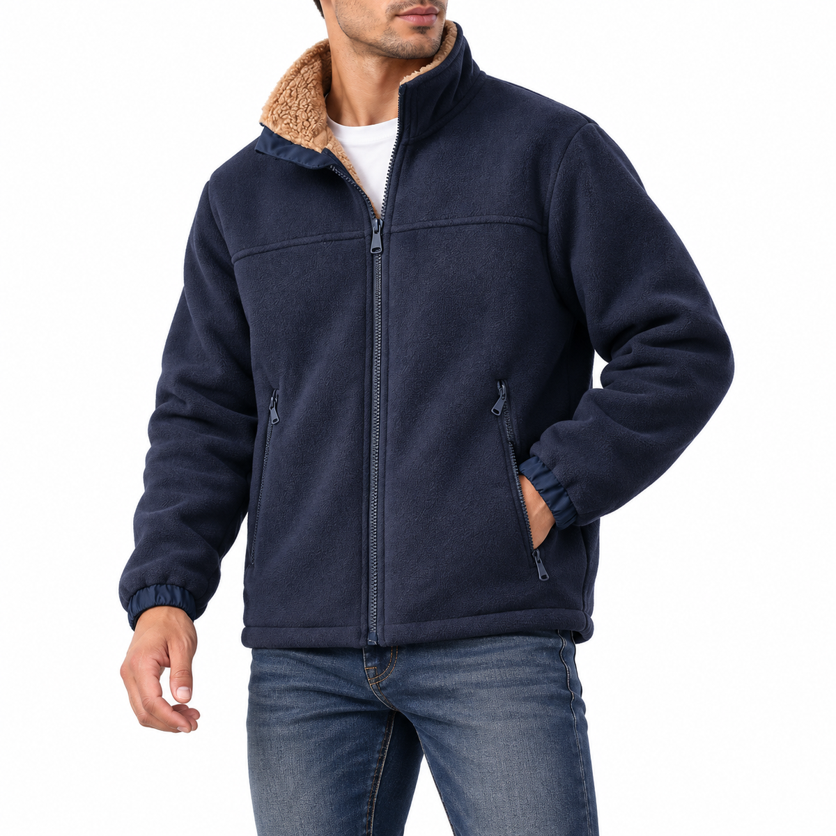 Theron | Fleece-Lined Winter Jacket