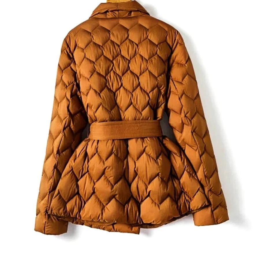 Aveline | Belted Quilted Puffer Jacket