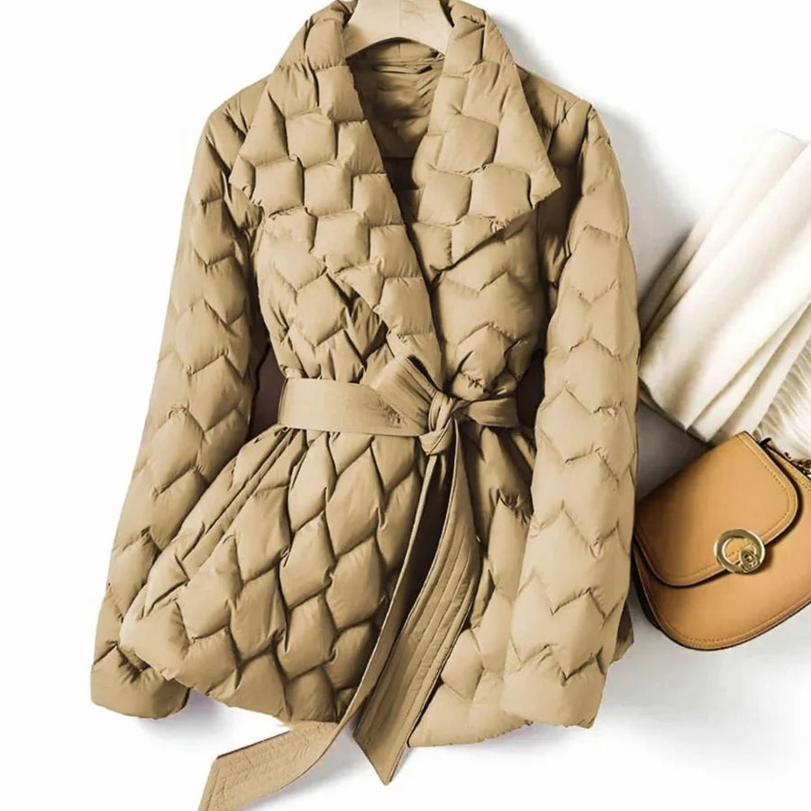 Aveline | Belted Quilted Puffer Jacket
