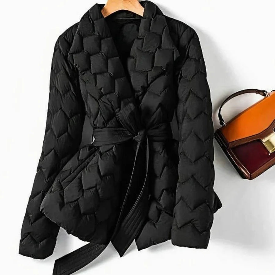 Aveline | Belted Quilted Puffer Jacket