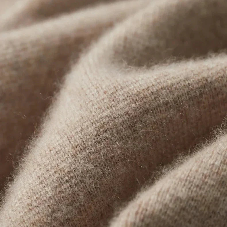 Laurent | Men’s Refined Wool-Blend Knitted Cardigan with Button Front & Pockets