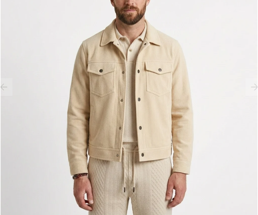 Marlow | Men’s Lightweight Snap-Front Shirt Jacket with Chest Pockets
