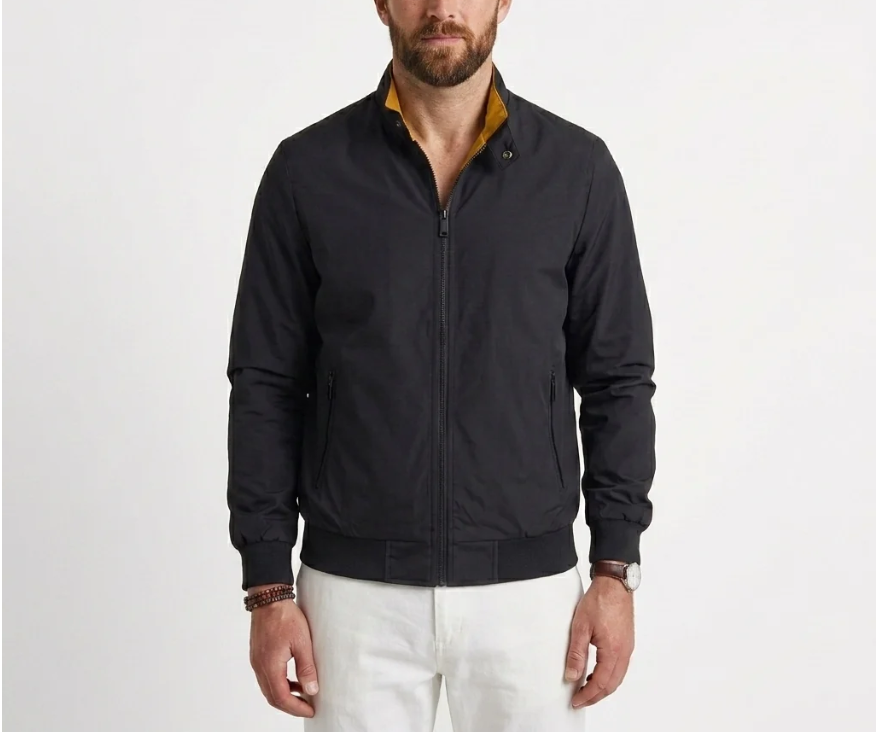 Arden | Men’s Lightweight Zip Summer Jacket with Breathable Regular Fit