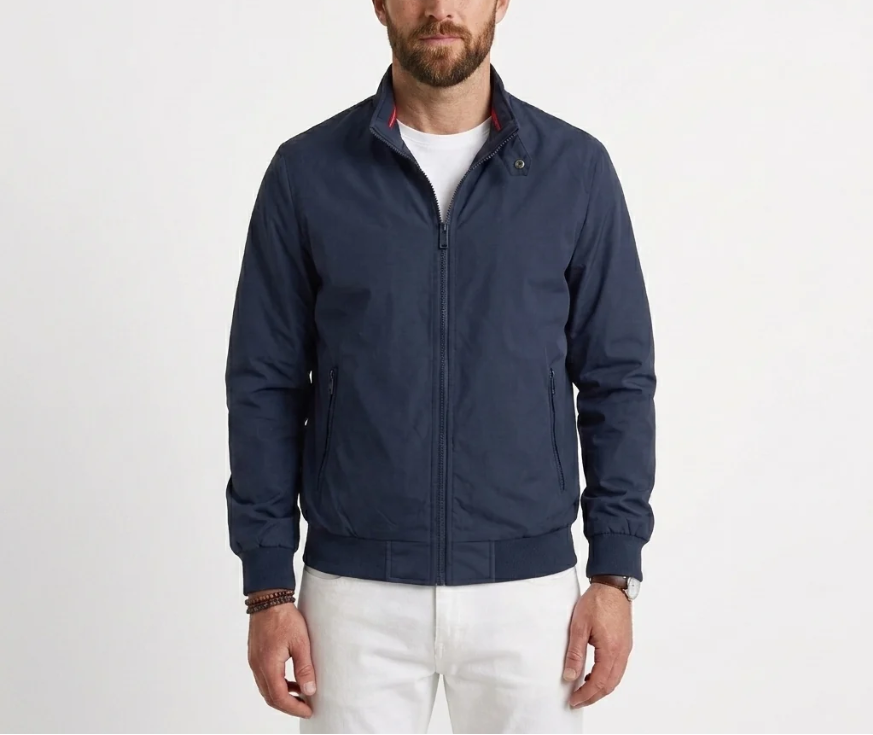 Arden | Men’s Lightweight Zip Summer Jacket with Breathable Regular Fit
