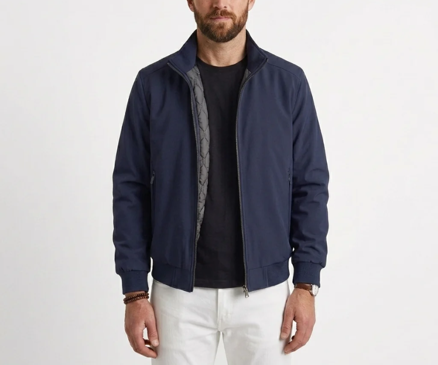 Elias | Men’s Waterproof Lightweight Rain Jacket with Regular Fit
