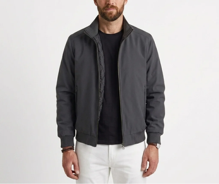 Elias | Men’s Waterproof Lightweight Rain Jacket with Regular Fit