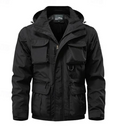 Chandler | Men's Rugged All-Weather Hooded Utility Jacket with Multi-Pocket Design