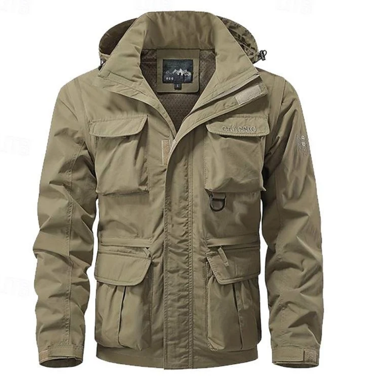 Chandler | Men's Rugged All-Weather Hooded Utility Jacket with Multi-Pocket Design