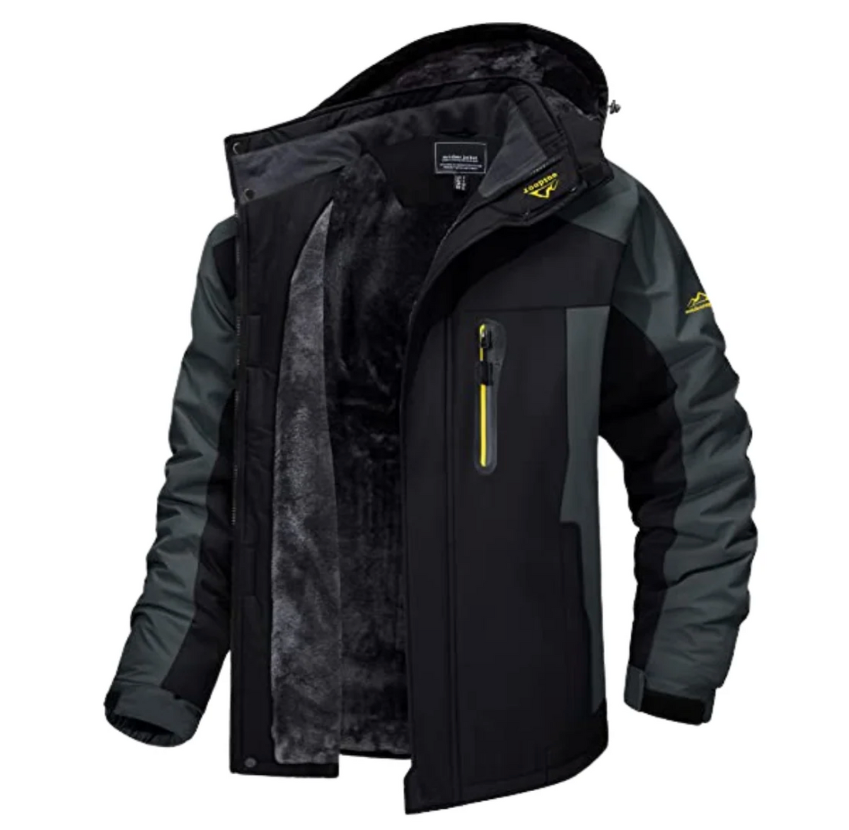 Ronan | Insulated Hooded Outdoor Jacket with Zip Pockets & Warm Lining