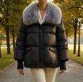 Celestine | Women's Faux Fur Collar Puffer Jacket with Warm Padded Finish
