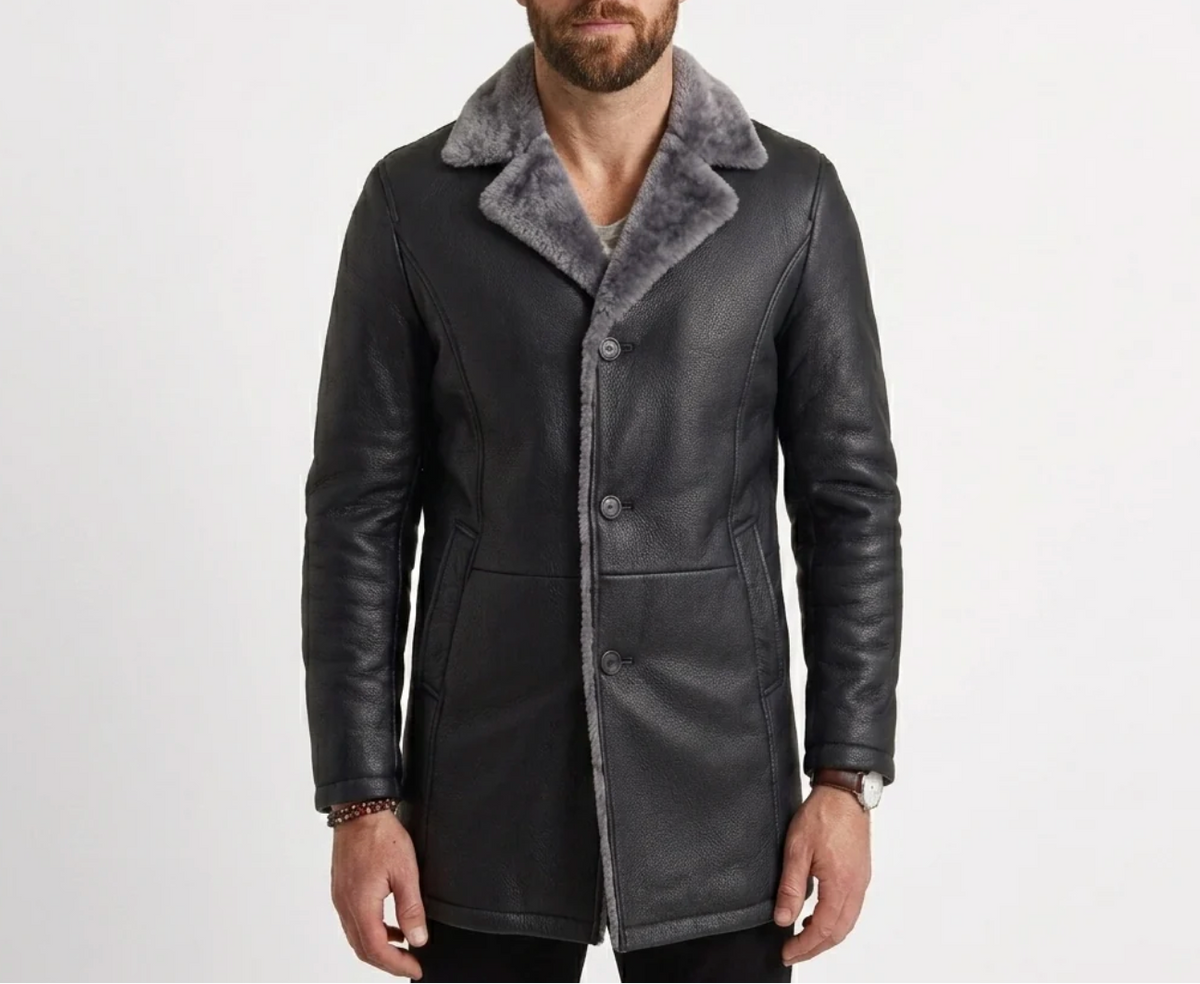Alton | Men's Sherpa-Lined Long Jacket