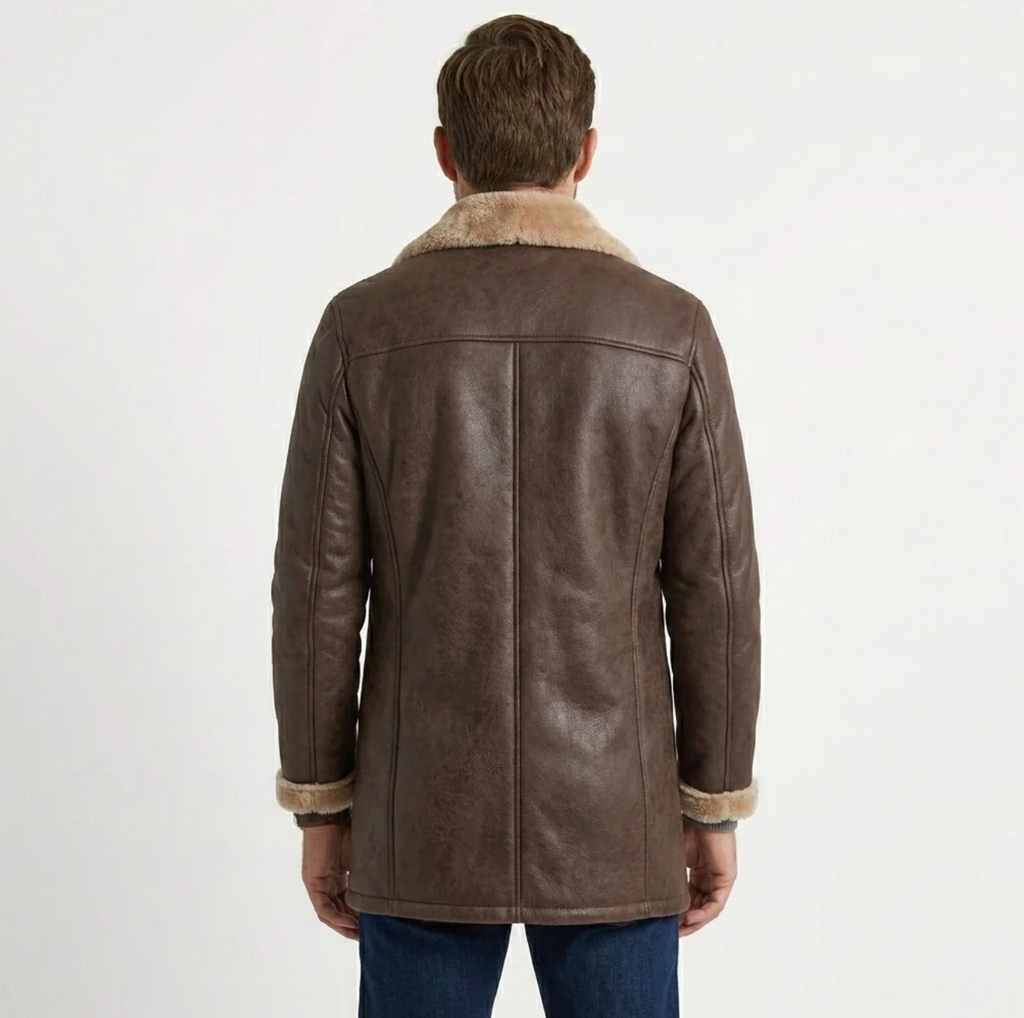 Alton | Men's Sherpa-Lined Long Jacket