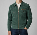 Ronan | Retro Faux Suede Bomber Jacket
