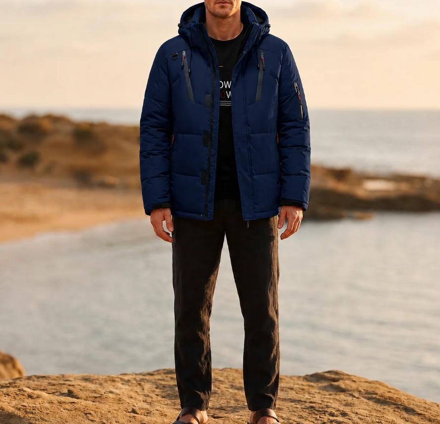 Caspian | Hooded Down Puffer Jacket