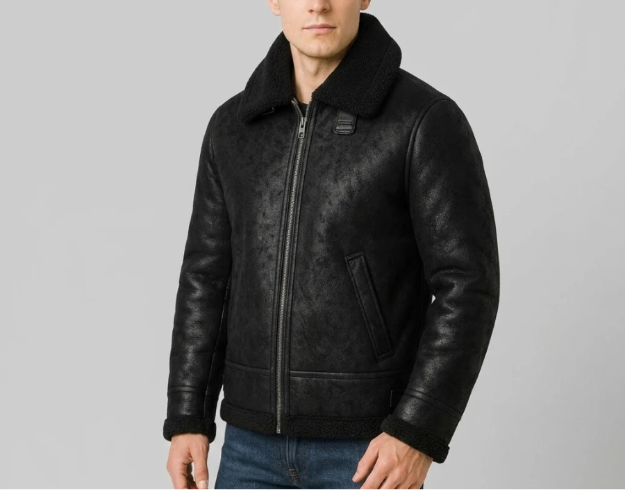 Magnus | Men's Aviator Leather Jacket