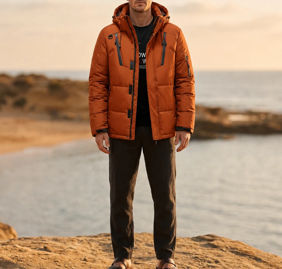 Caspian | Hooded Down Puffer Jacket