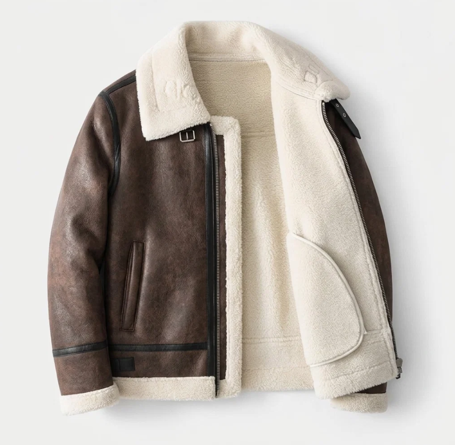 Magnus | Men's Aviator Leather Jacket
