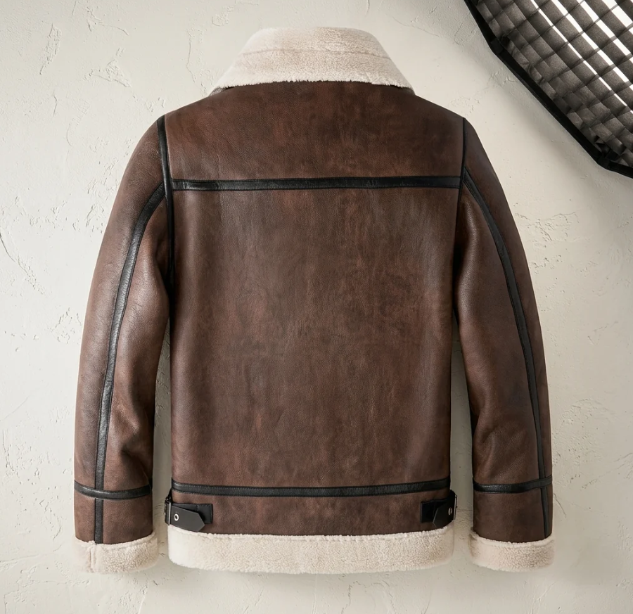 Magnus | Men's Aviator Leather Jacket