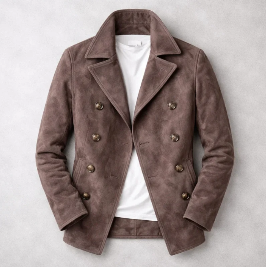 Bennett | Men’s Heritage Double-Breasted Coat with Notched Lapels
