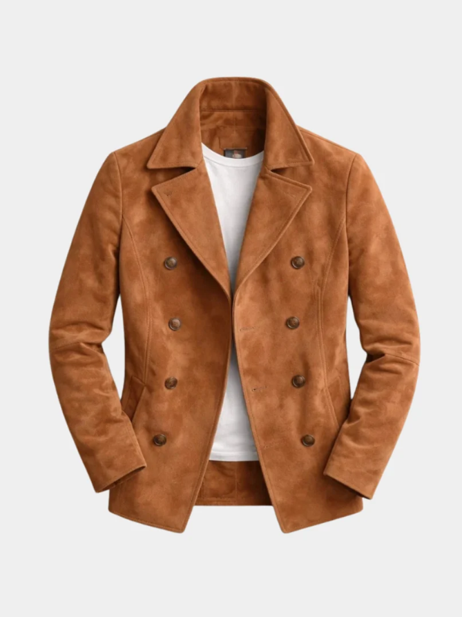 Bennett | Men’s Heritage Double-Breasted Coat with Notched Lapels