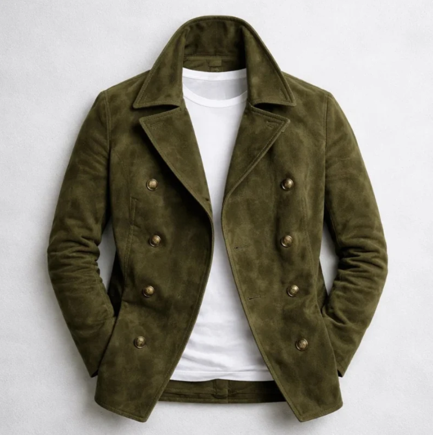 Bennett | Men’s Heritage Double-Breasted Coat with Notched Lapels