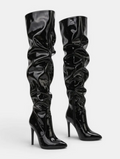 Valeria | Women’s Over-the-Knee Pointed Toe Boots with Stiletto Heel